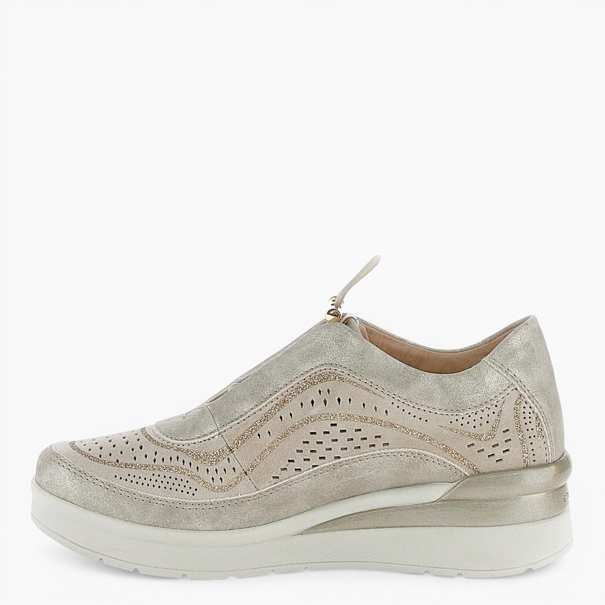 Sneakers Donna Cream 38