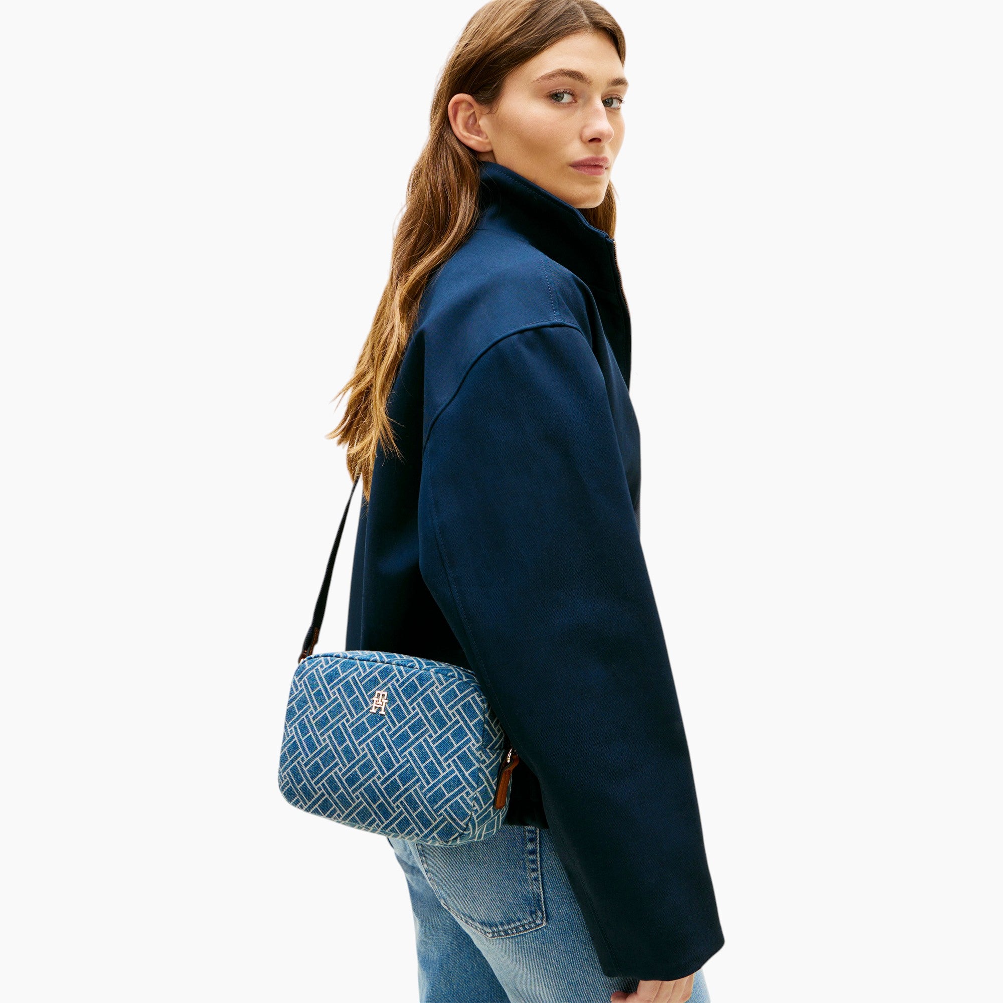Popette Camera Bag Denim Flag