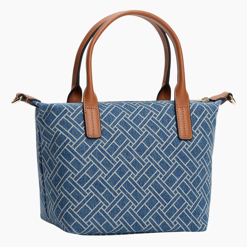 Mini sac fourre-tout Popette Denim Flag