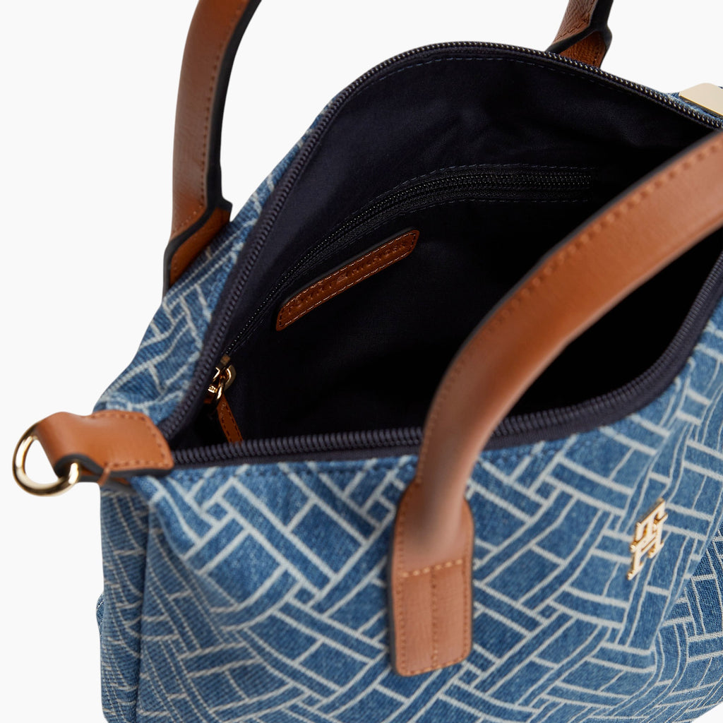 Mini sac fourre-tout Popette Denim Flag