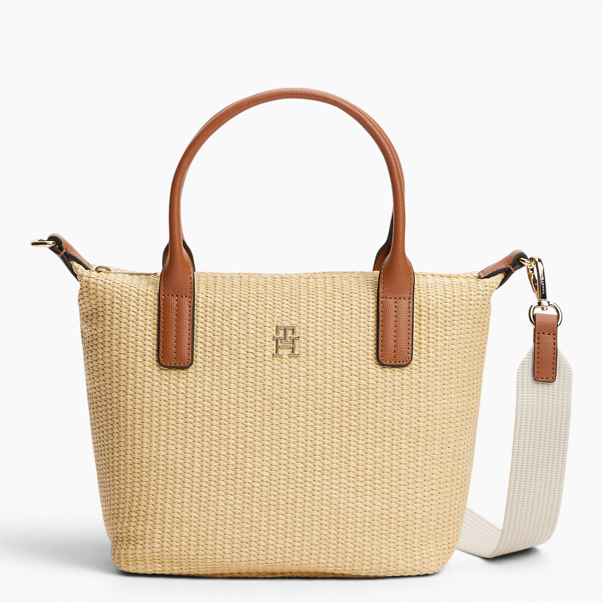 Borsa Popette Mini Tote Raffia
