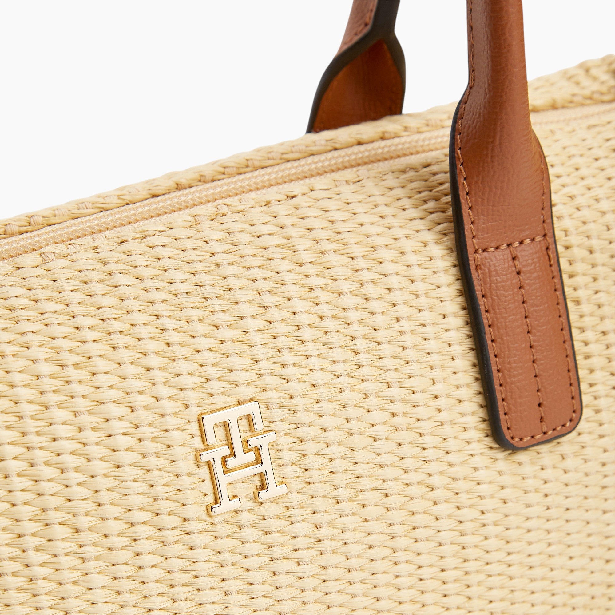 Borsa Popette Mini Tote Raffia