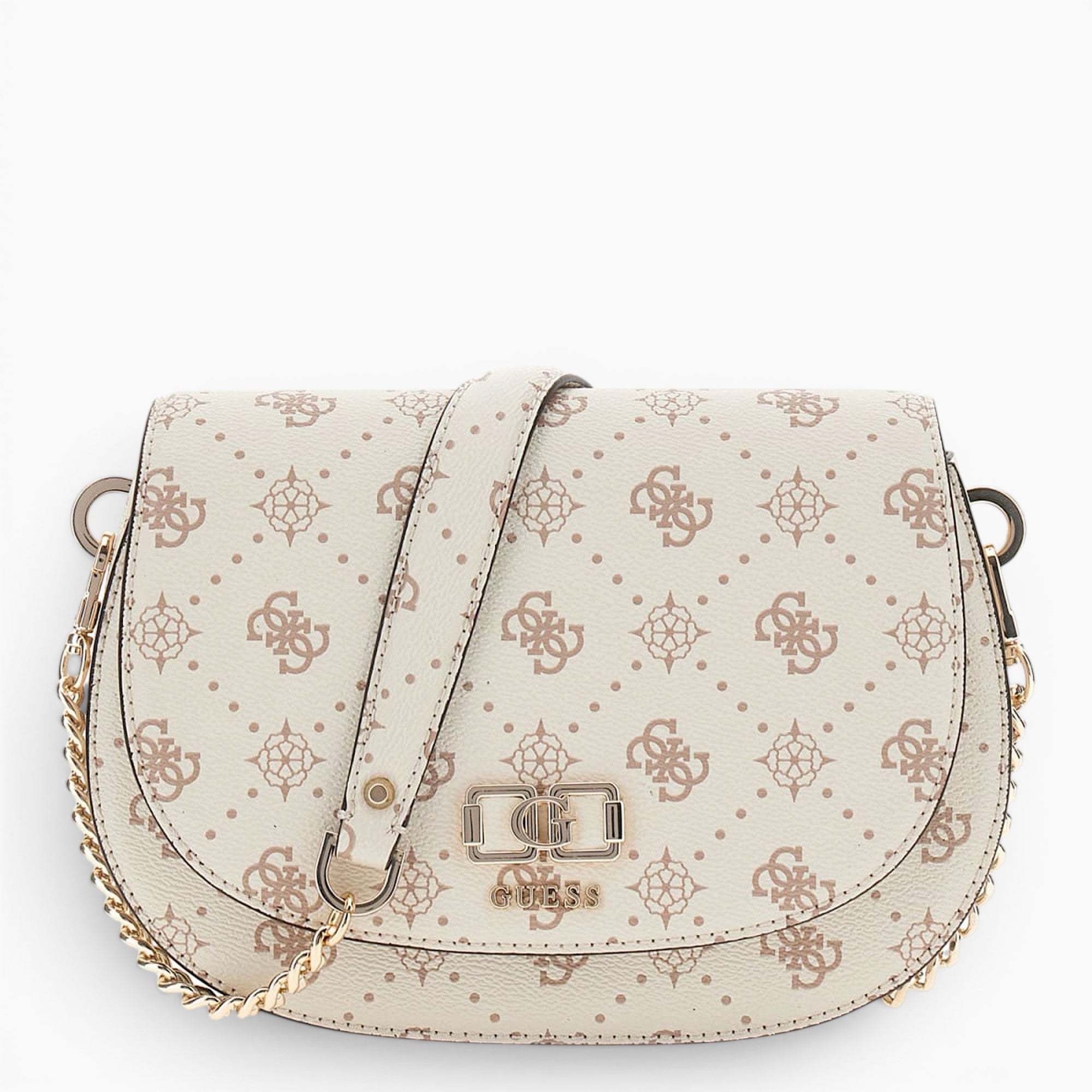 Emelie Logo Flap Shoulder Bag
