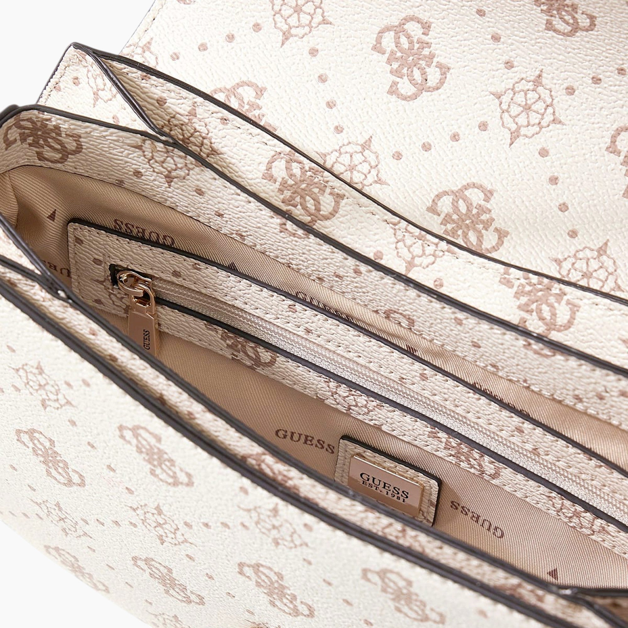 Emelie Logo Flap Shoulder Bag