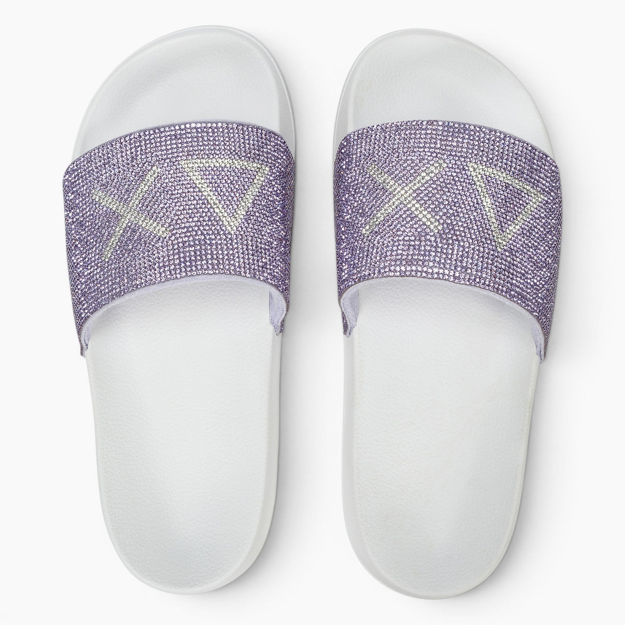 Slippers Strass Logo Donna