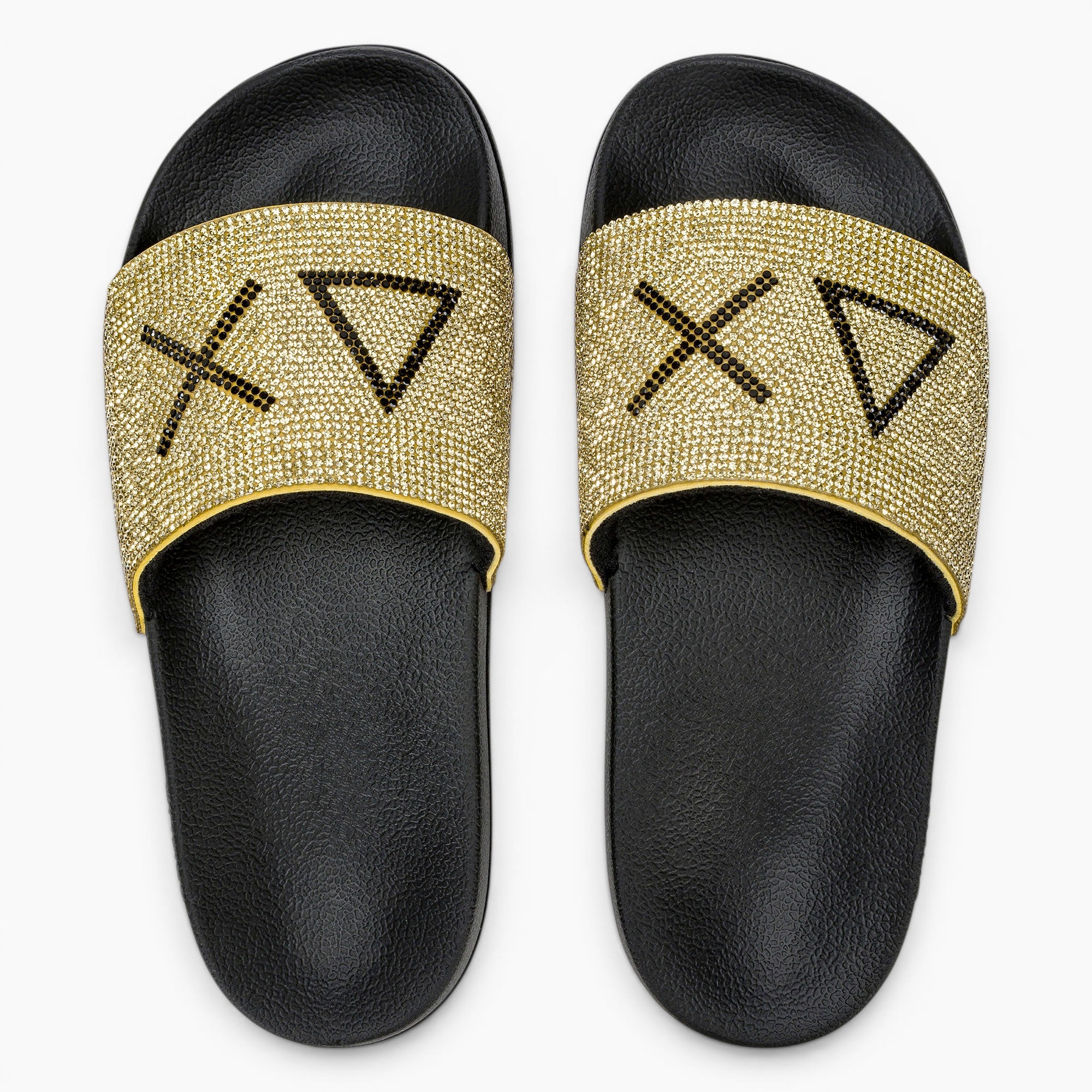 Slippers Strass Logo Donna