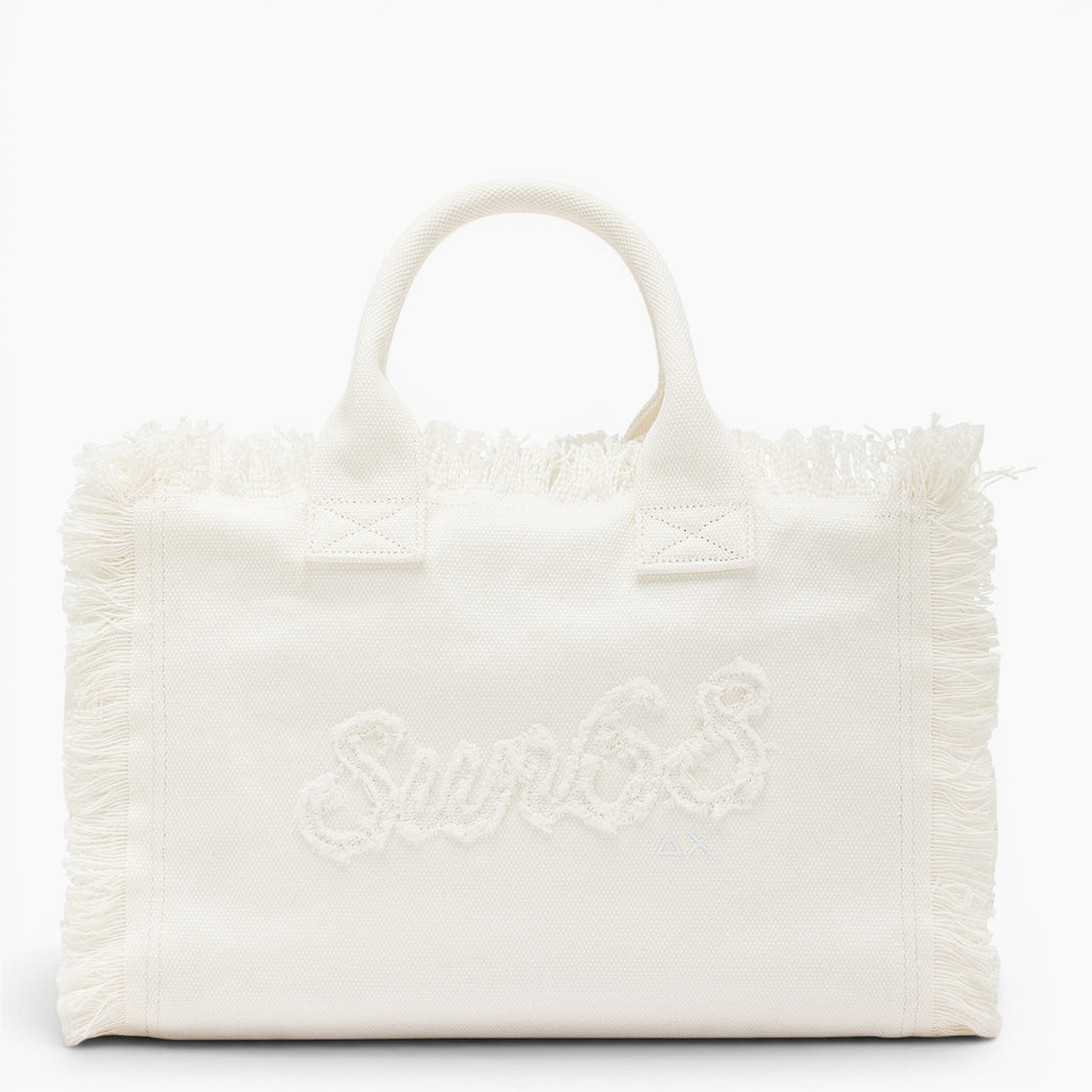 Sac midi Cali à franges en toile