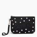 Mini pochette strass en toile