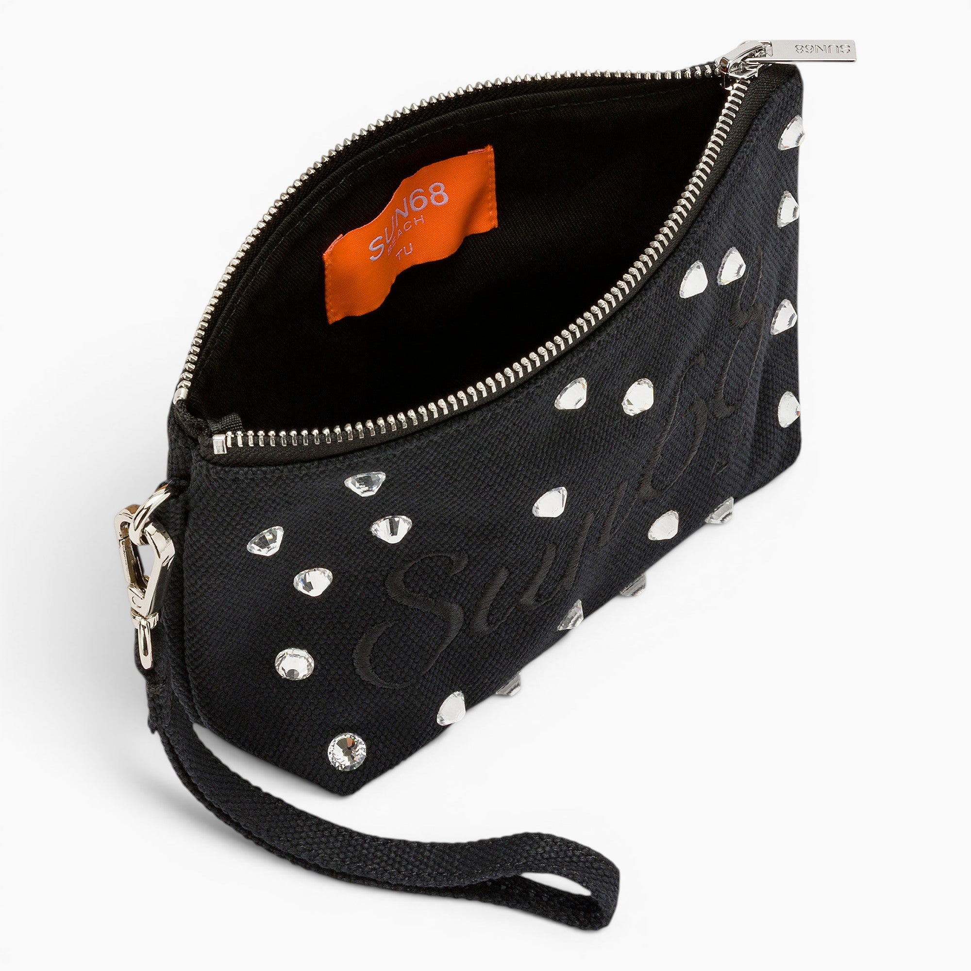 Mini Pochette Strass Canvas