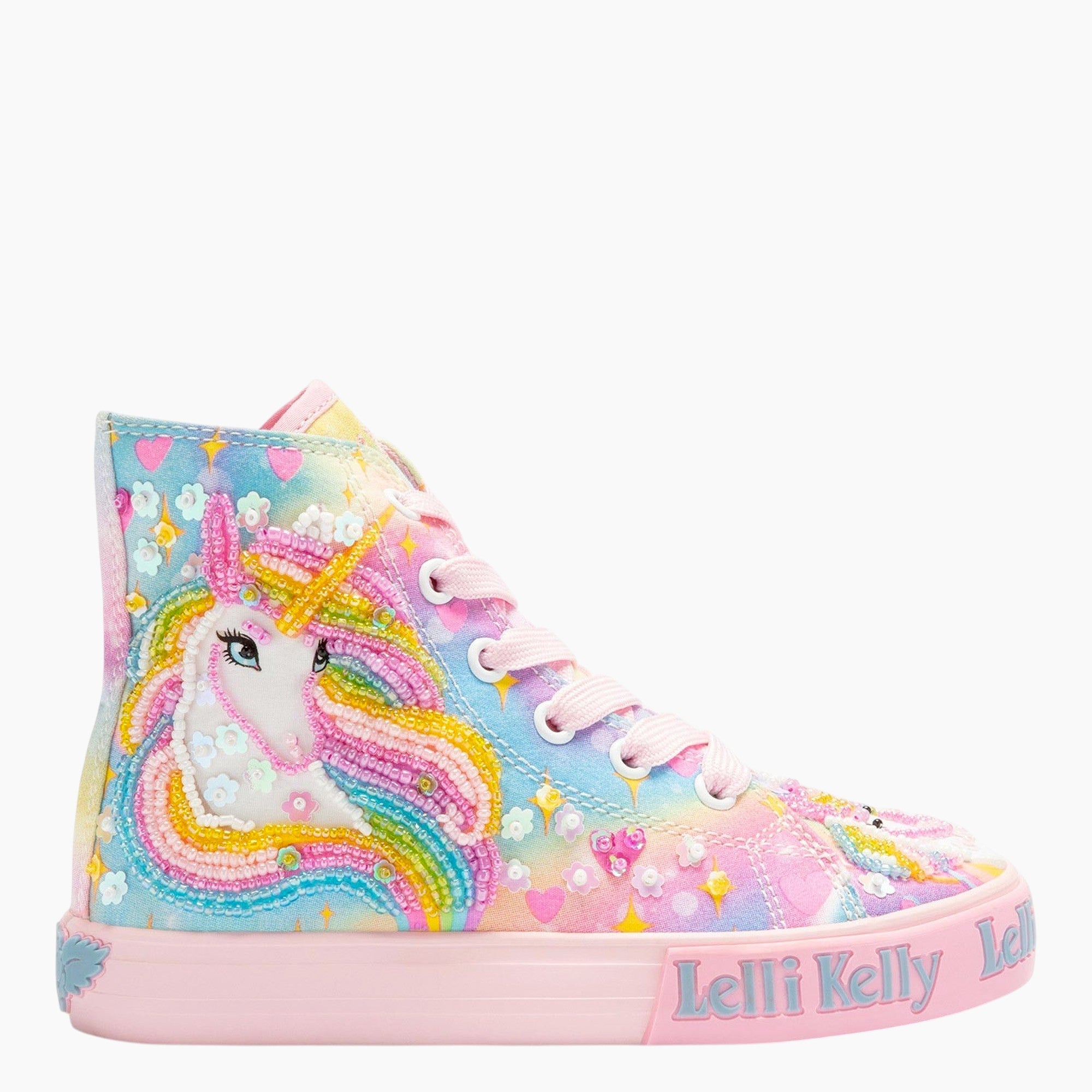 Sneakers Unicorn  Rainbow Mid