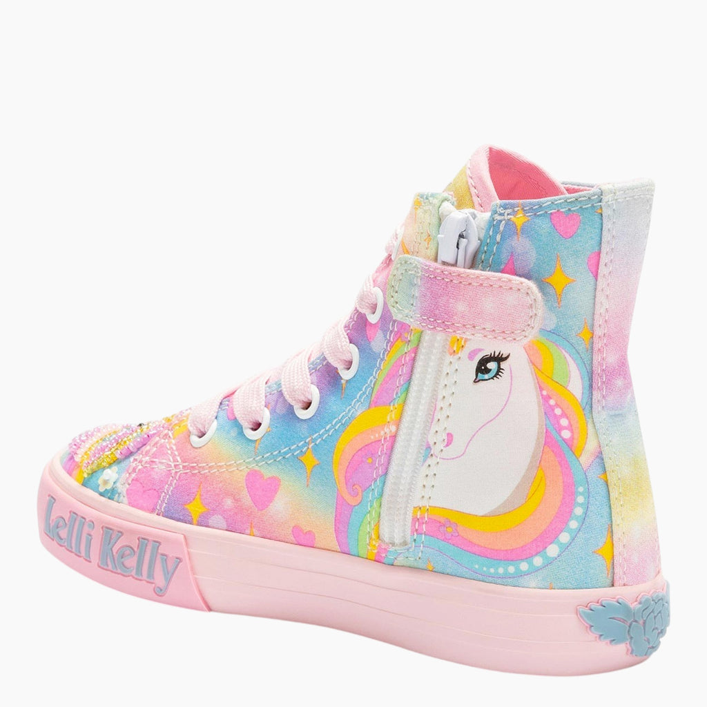 Sneakers Unicorn  Rainbow Mid