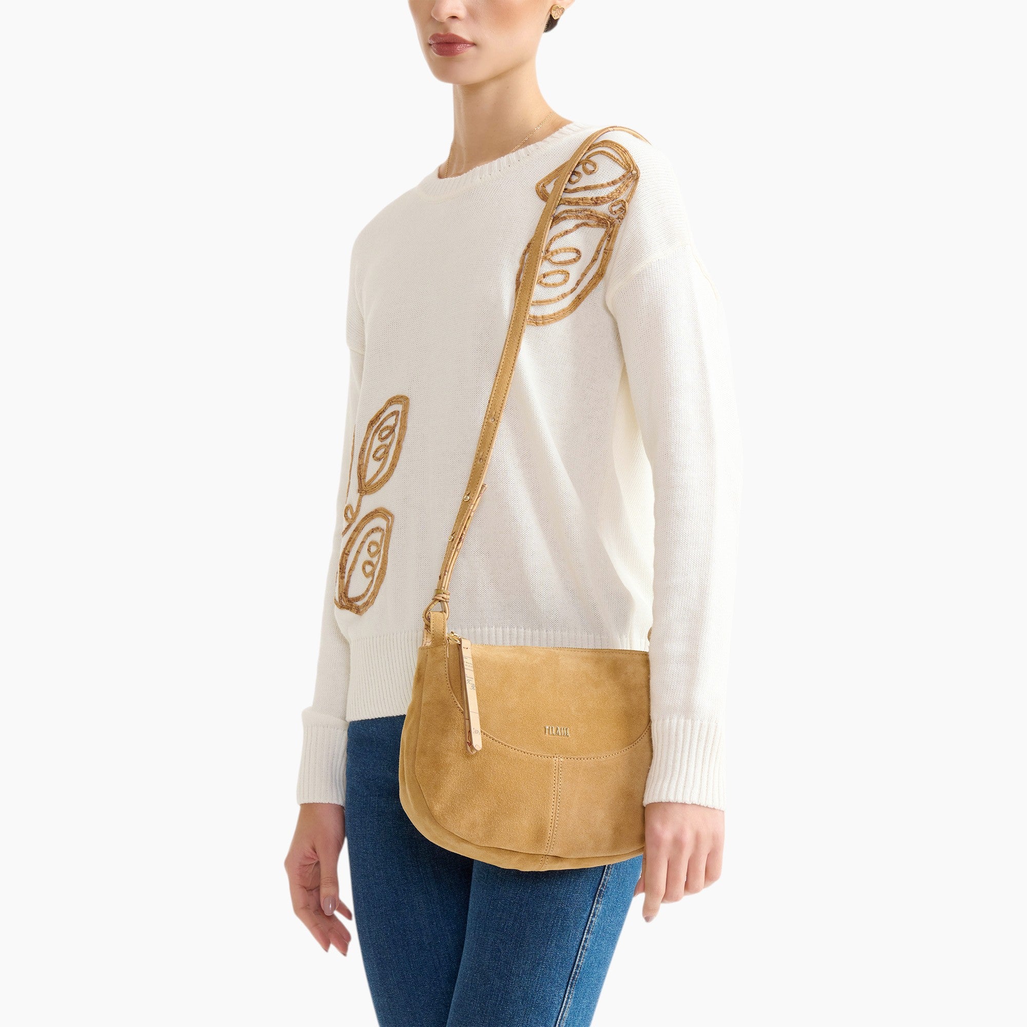 Borsa Bandoliera Tribal Leathe