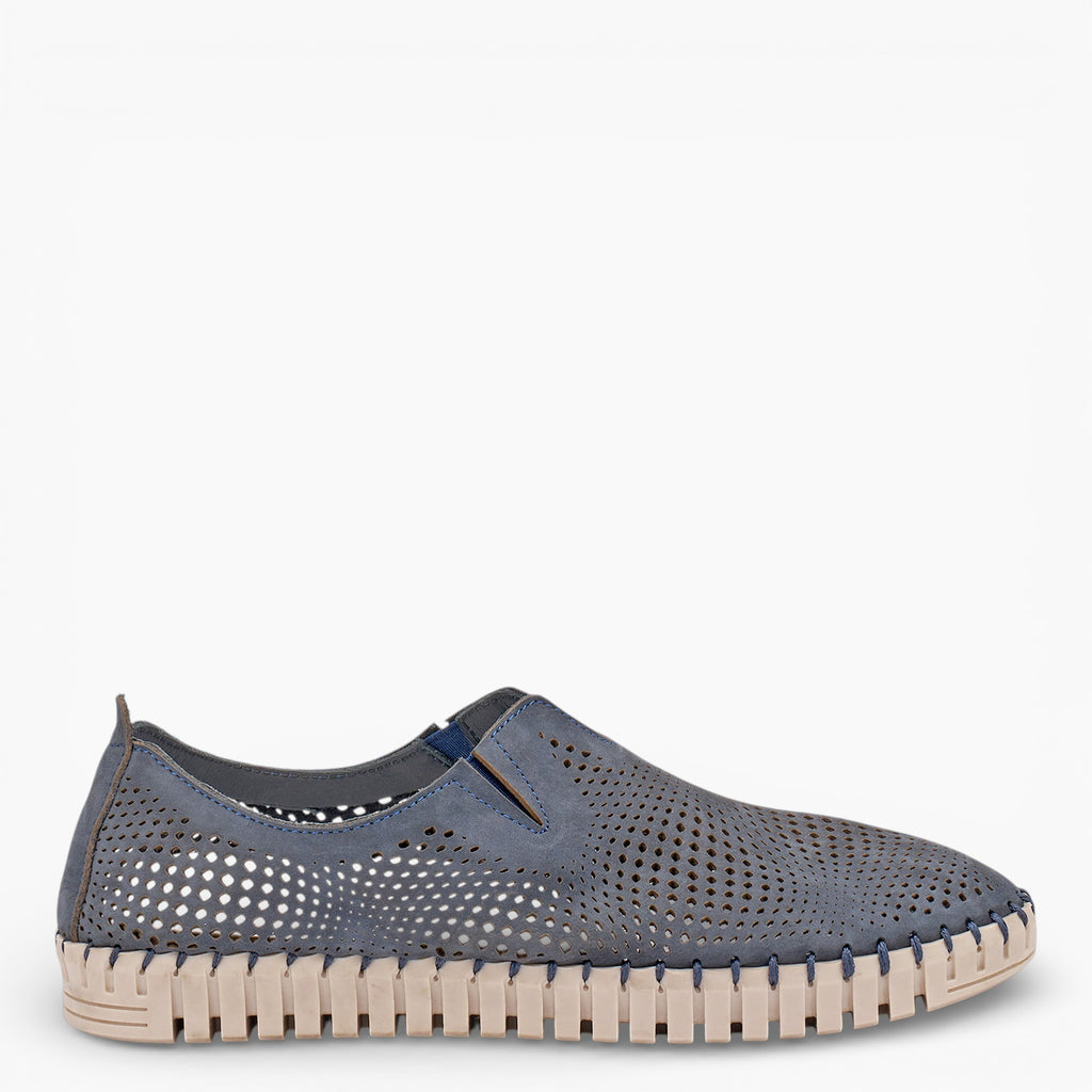 Women's Nubuck Slip-ons