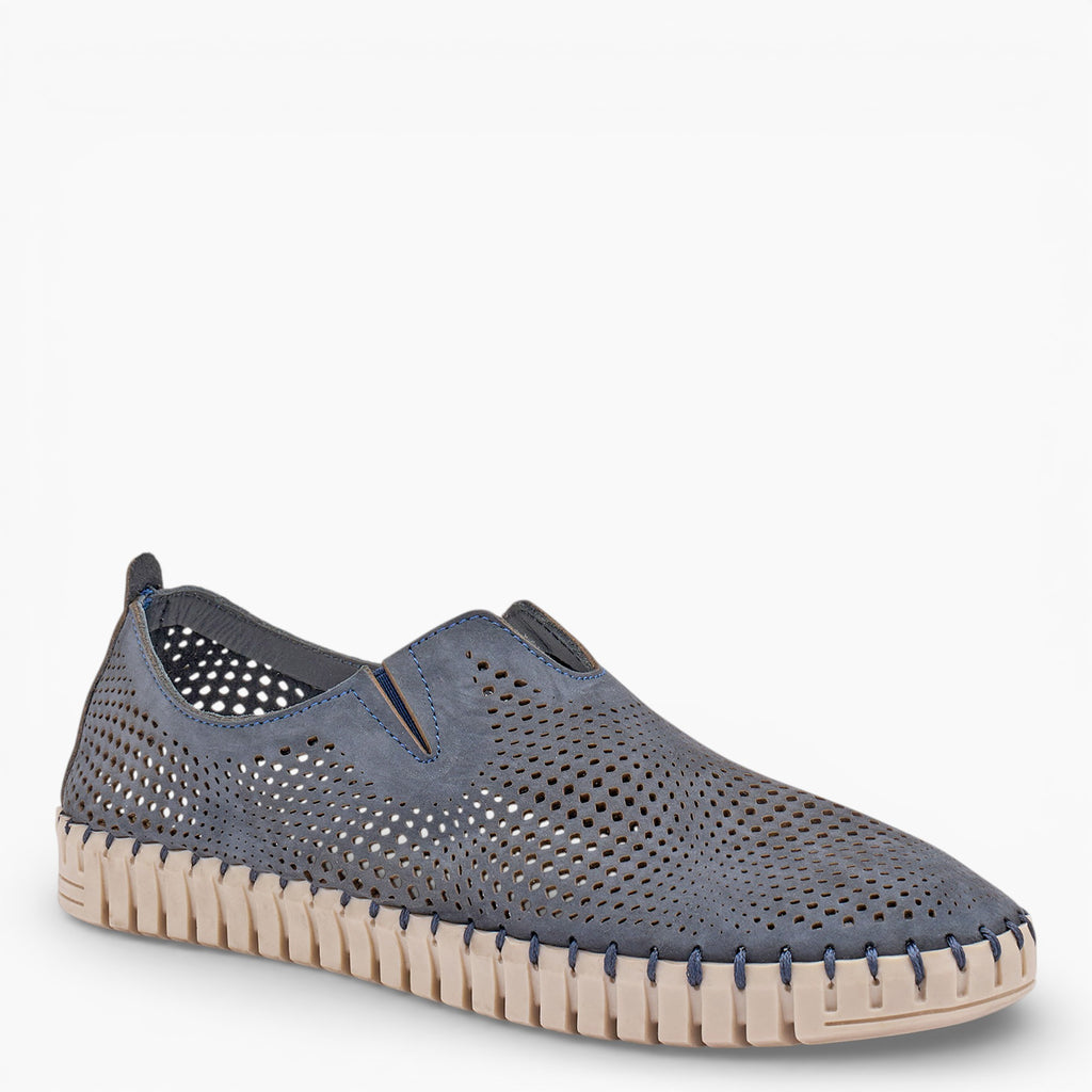 Women's Nubuck Slip-ons