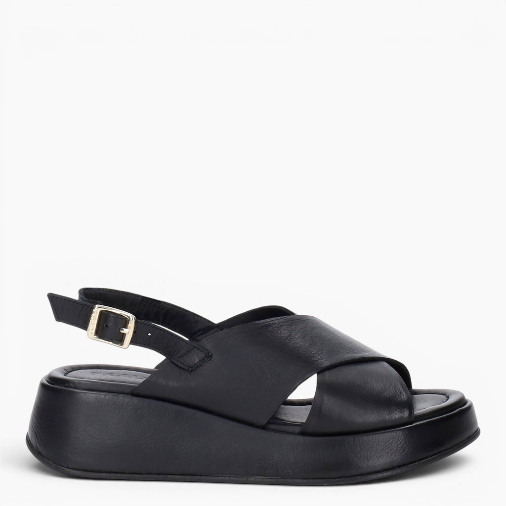 Sandales femme en nappa  