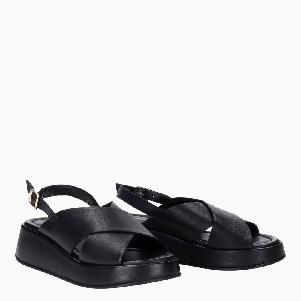Sandales femme en nappa  