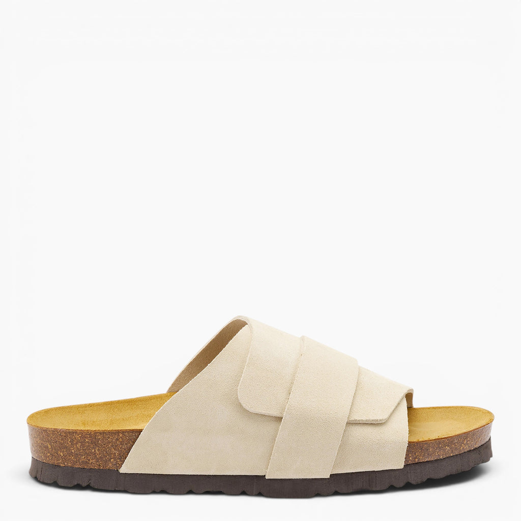 Sandales mules femme Velours  