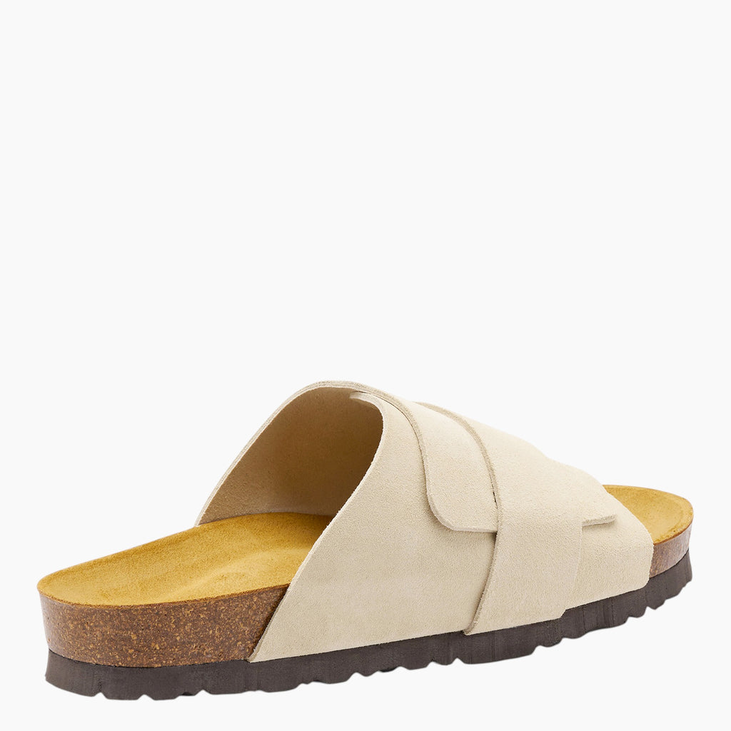 Sandales mules femme Velours  