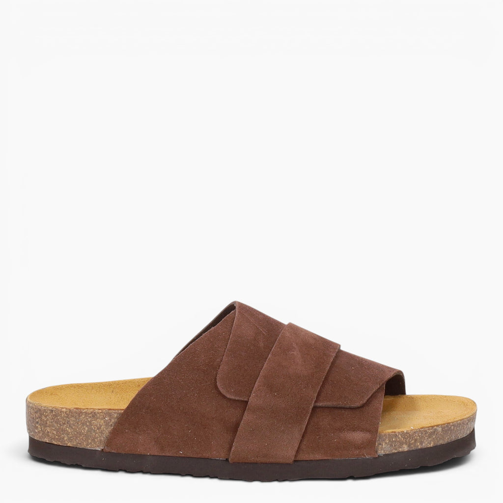 Sandales mules femme Velours  