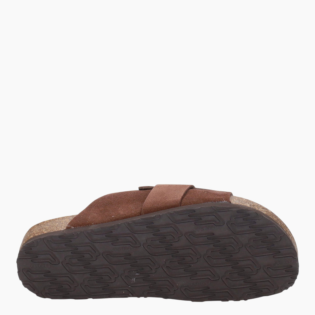 Sandales mules femme Velours  