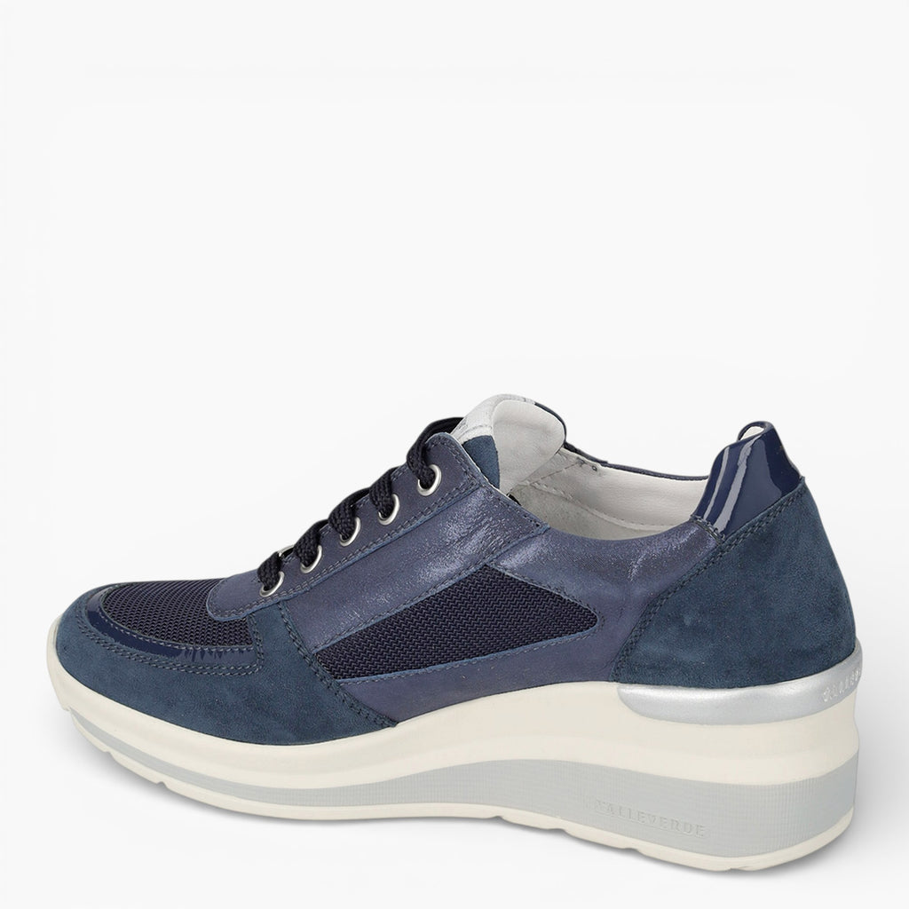 Baskets femme en daim