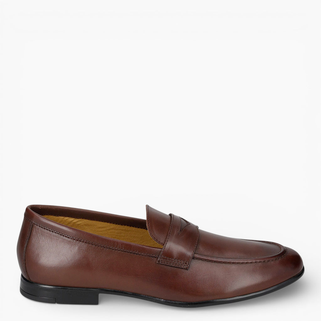 Mocassins homme en cuir veau