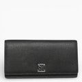 Portefeuille long Emblem HW en cuir grainé