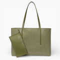 Emblem Aop Tote W  Pouch