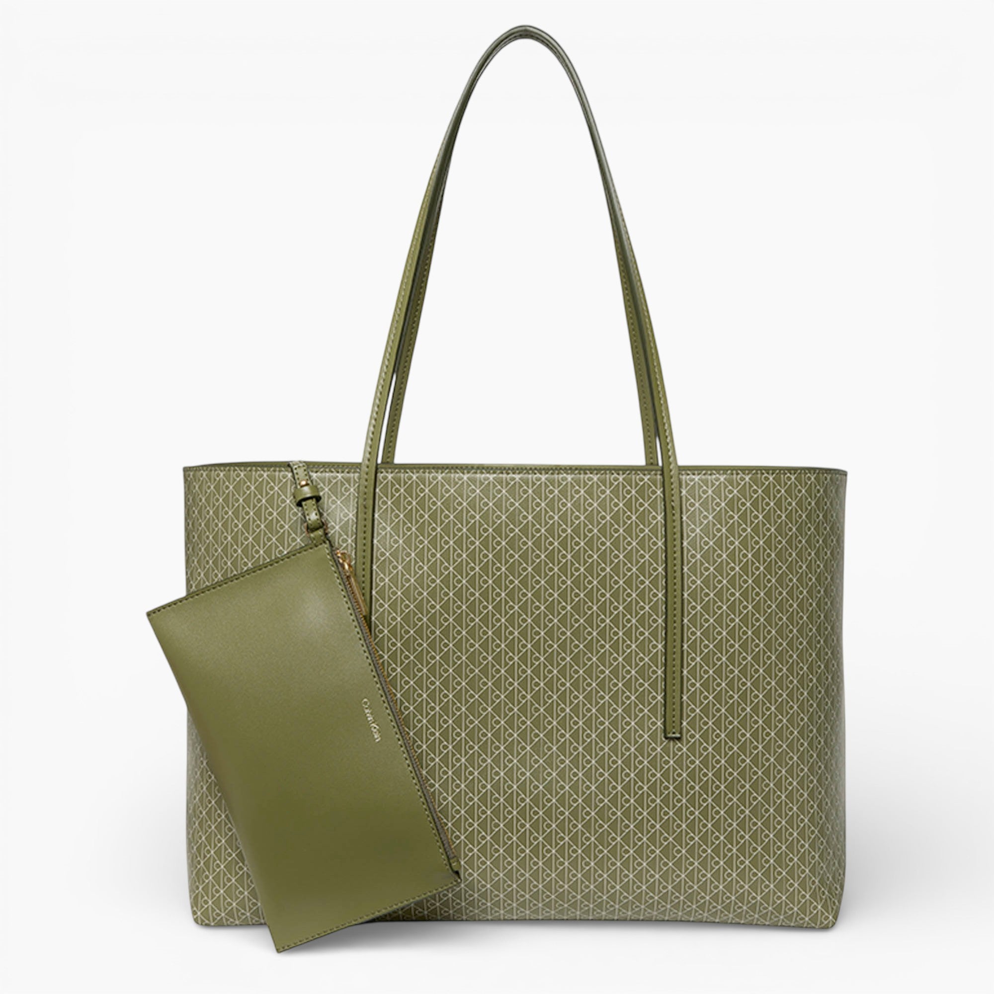Emblem Aop Tote W  Pouch