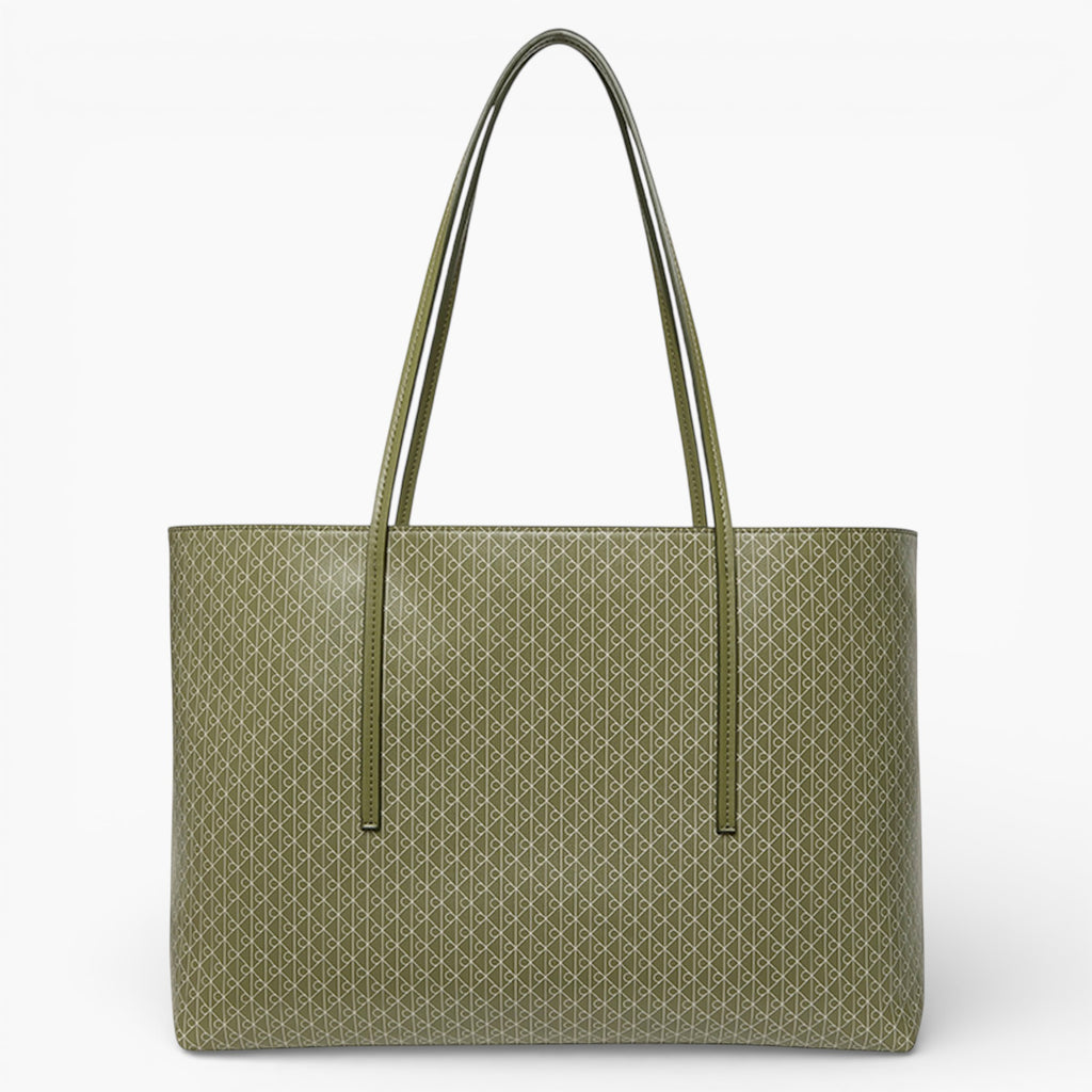 Emblem Aop Tote W  Pouch
