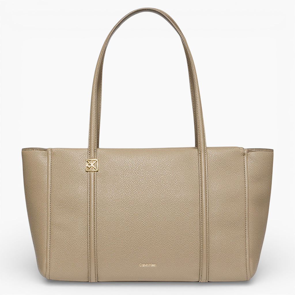 Tote Emblem HW en cuir grainé