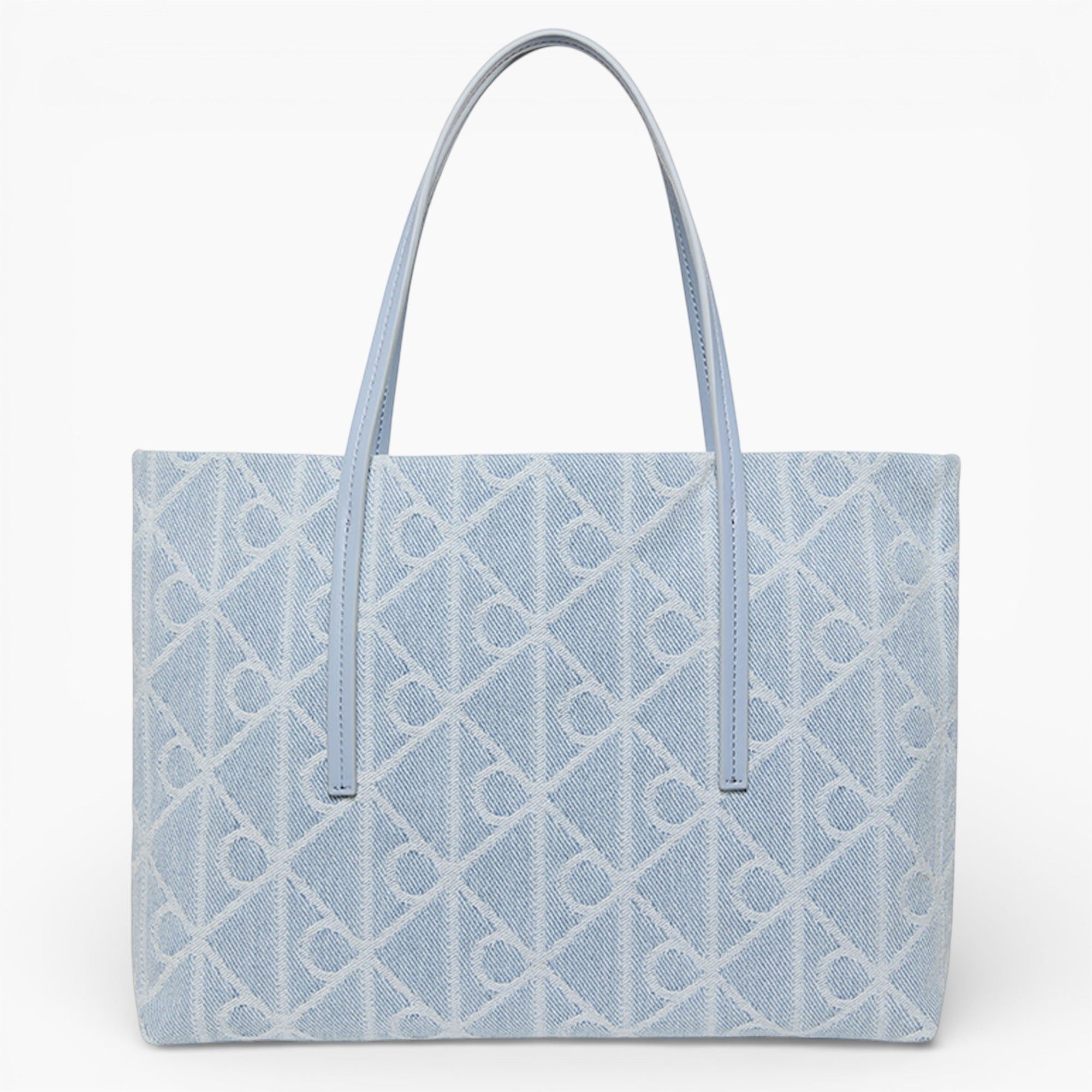 Emblem Aop Denim Small Tote
