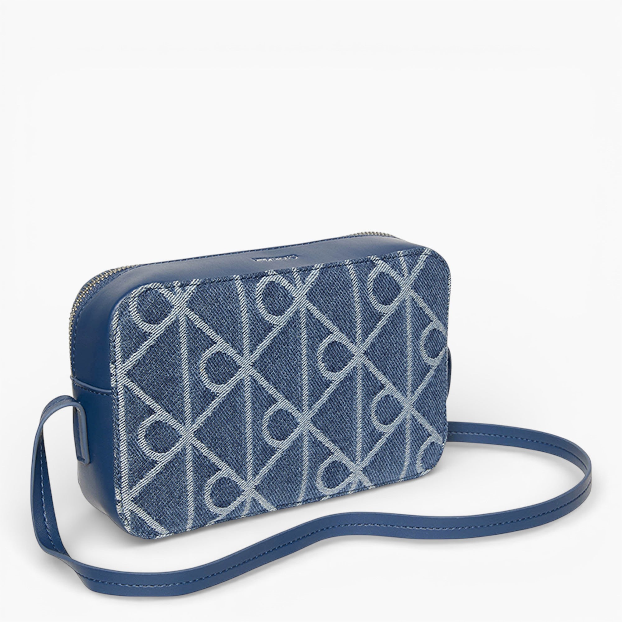 Emblem Aop Denim Camera Bag