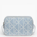 Emblem Aop Denim Camera Bag