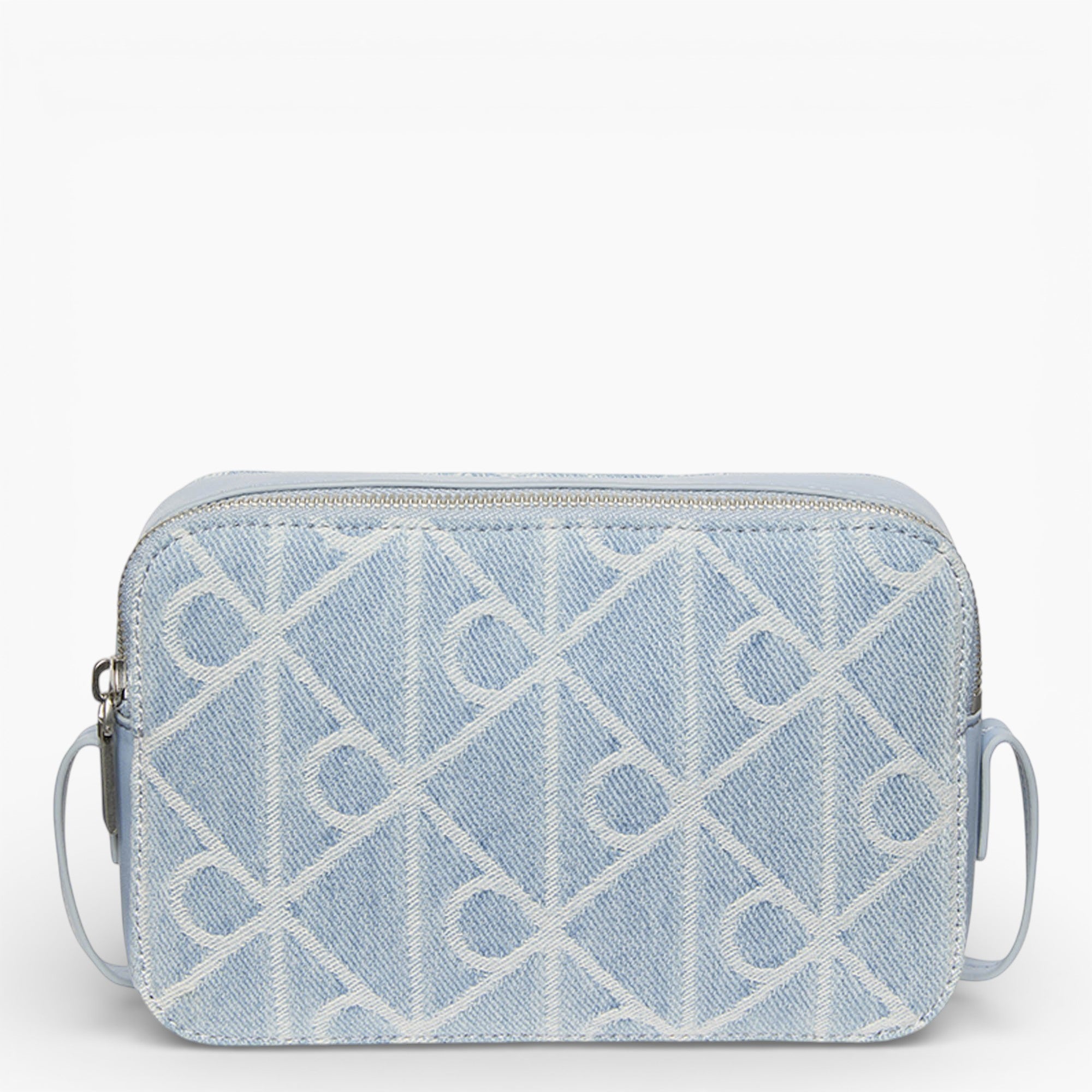 Emblem Aop Denim Camera Bag
