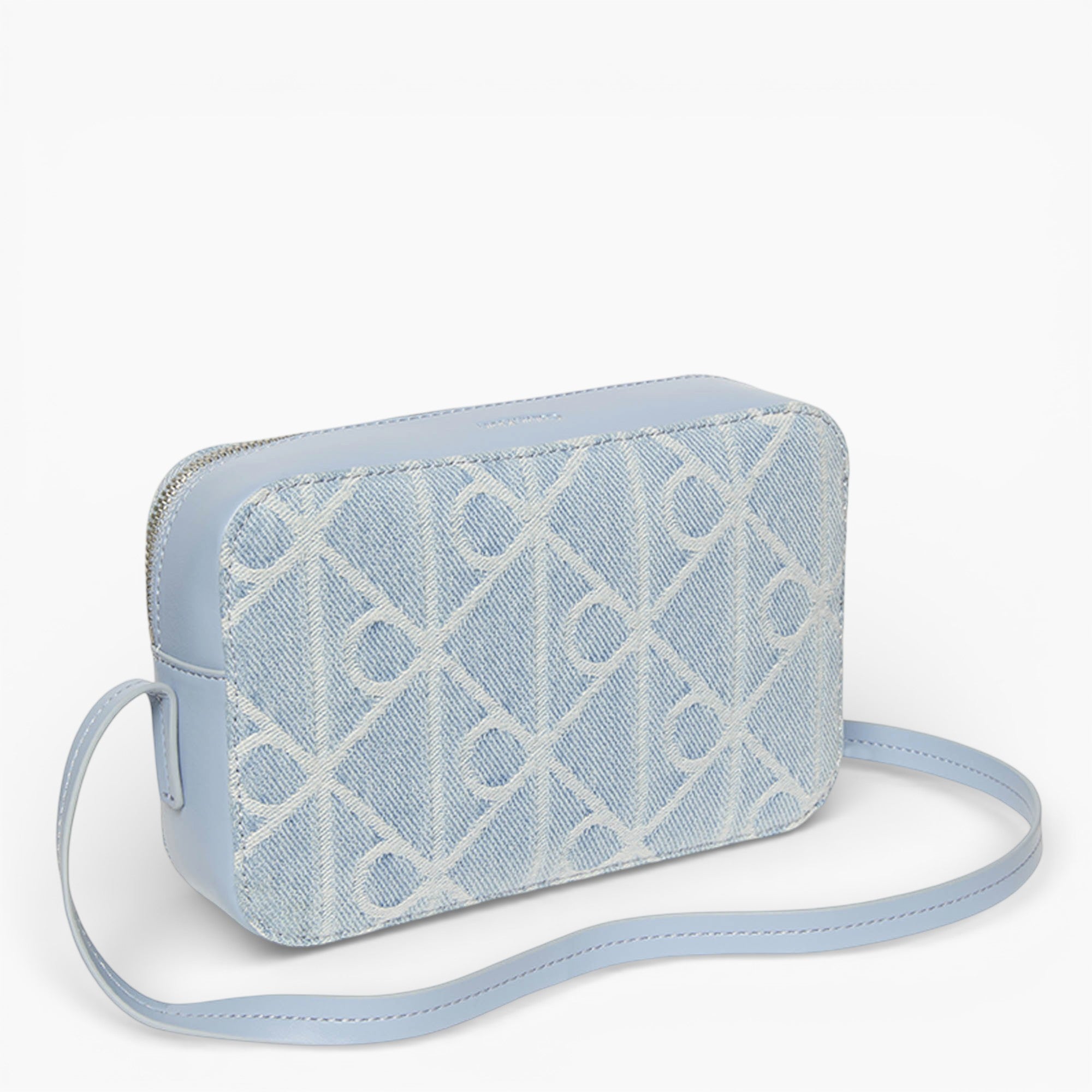 Emblem Aop Denim Camera Bag