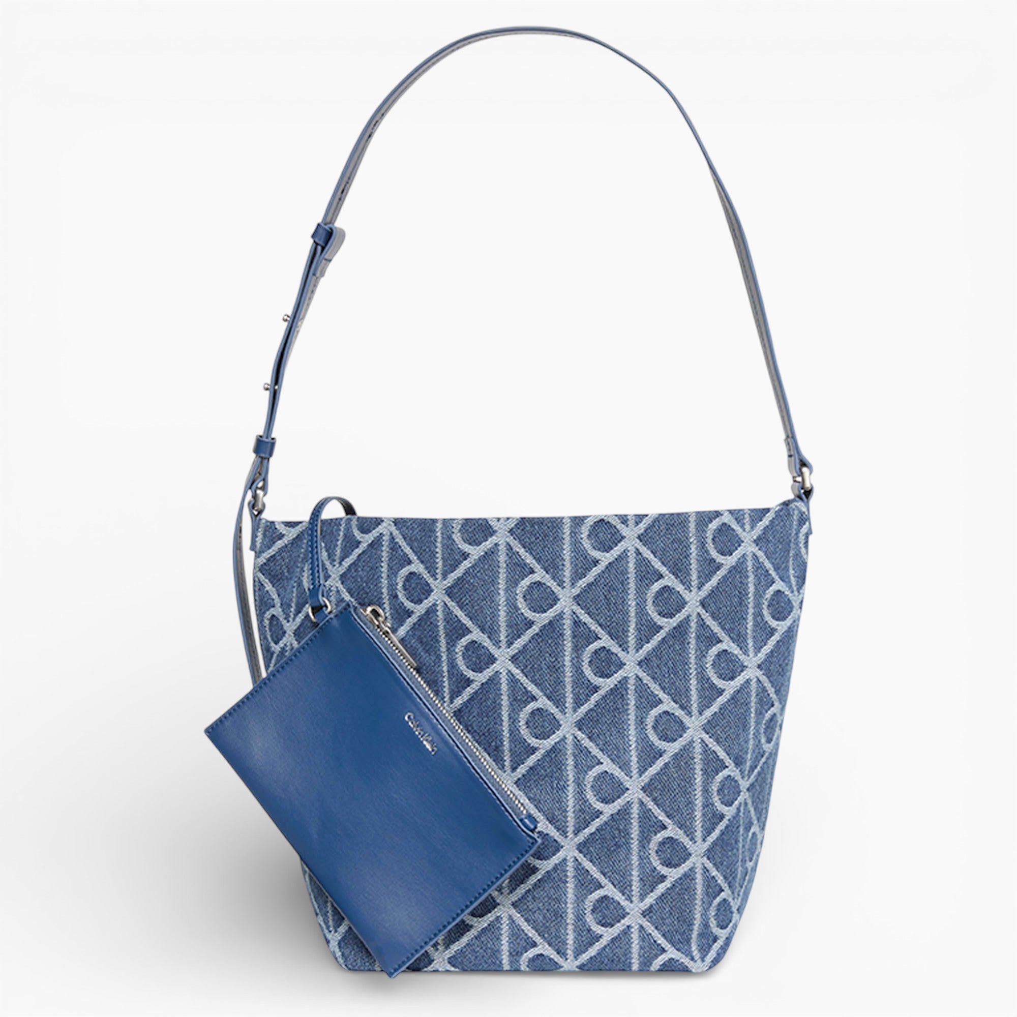 Emblem Aop Denim Bucket