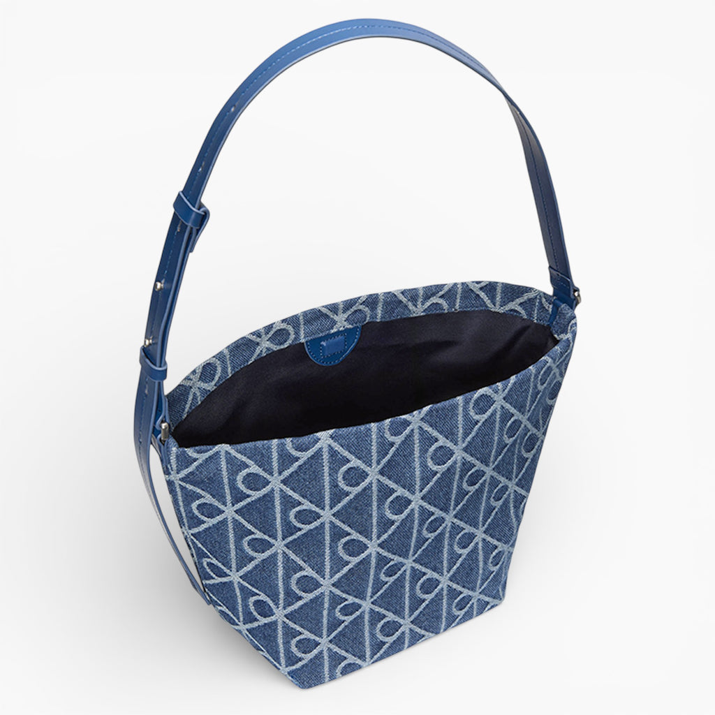Emblem Aop Denim Bucket