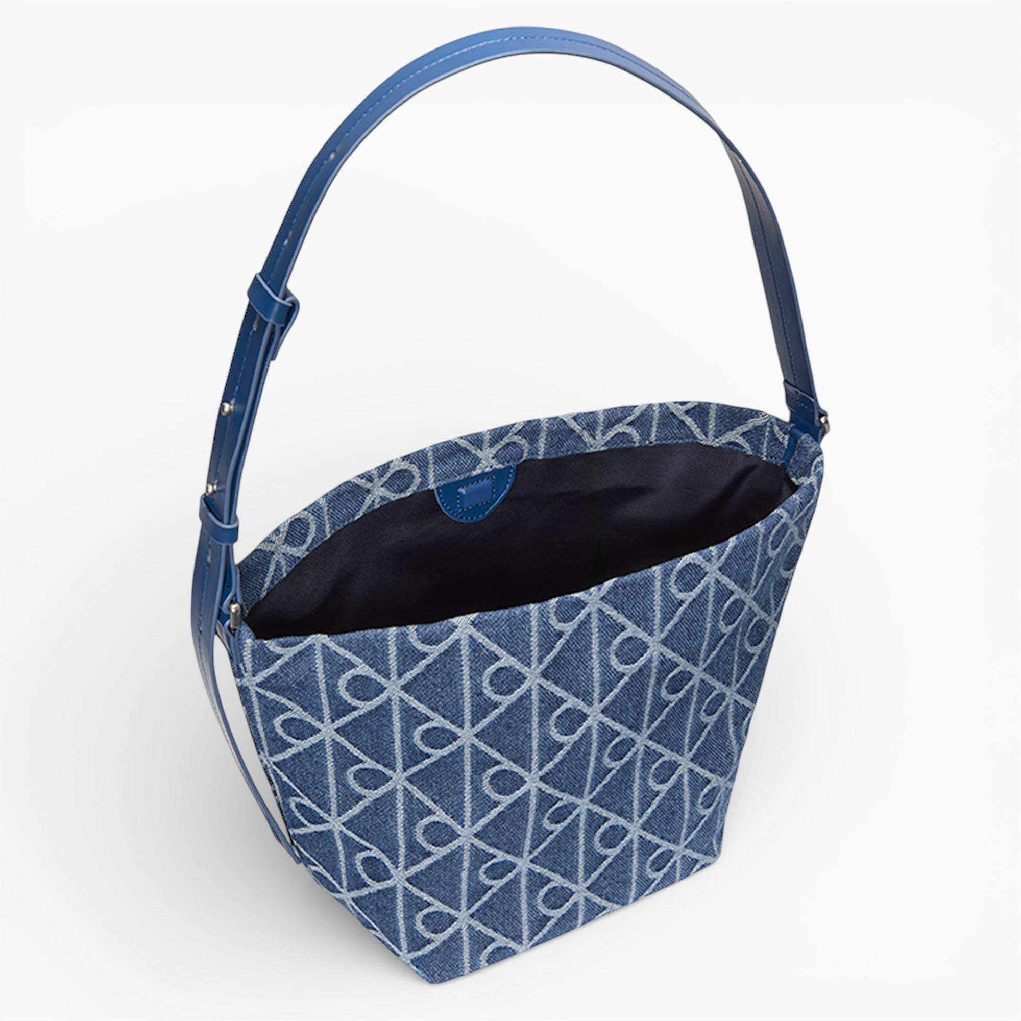 Emblem Aop Denim Bucket