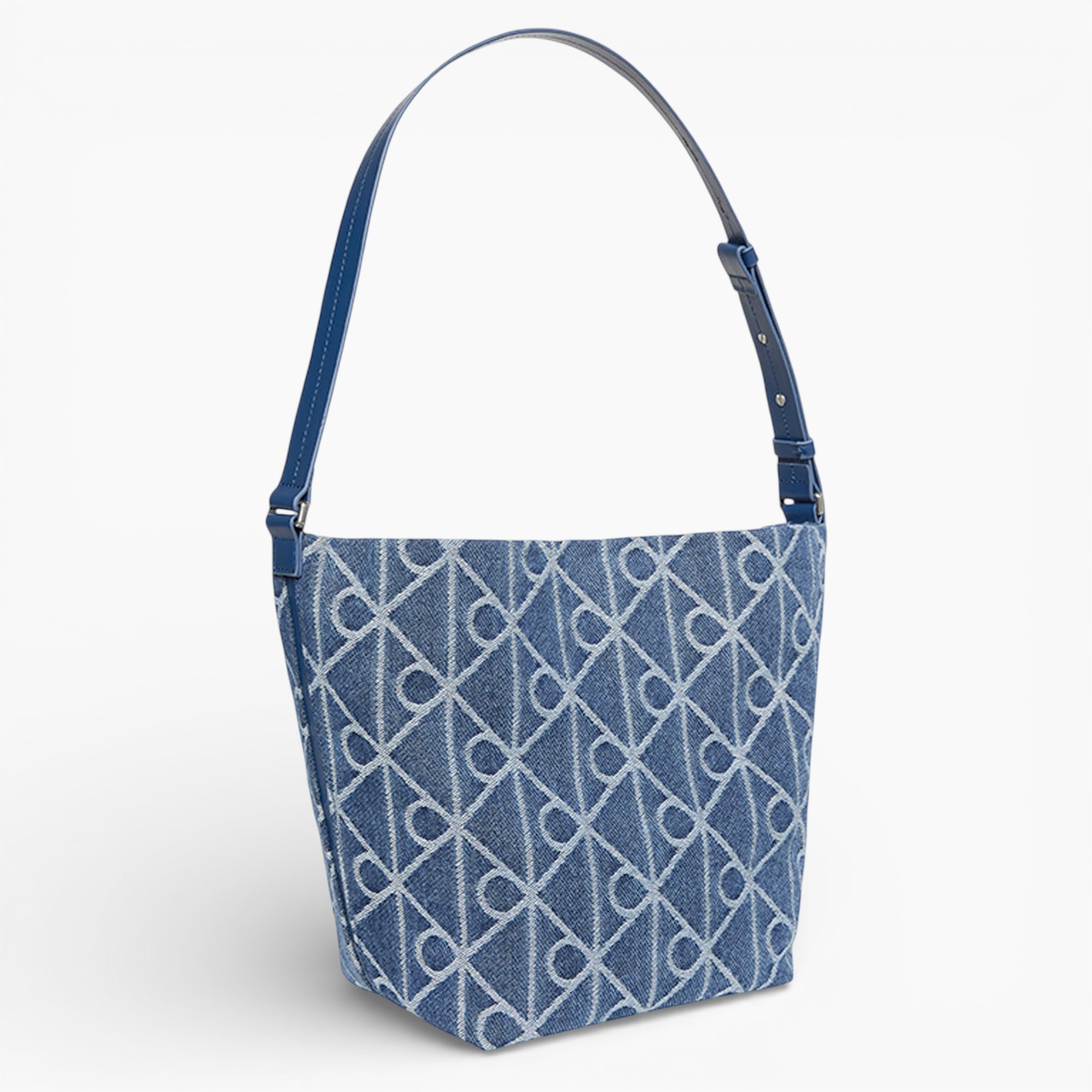Emblem Aop Denim Bucket