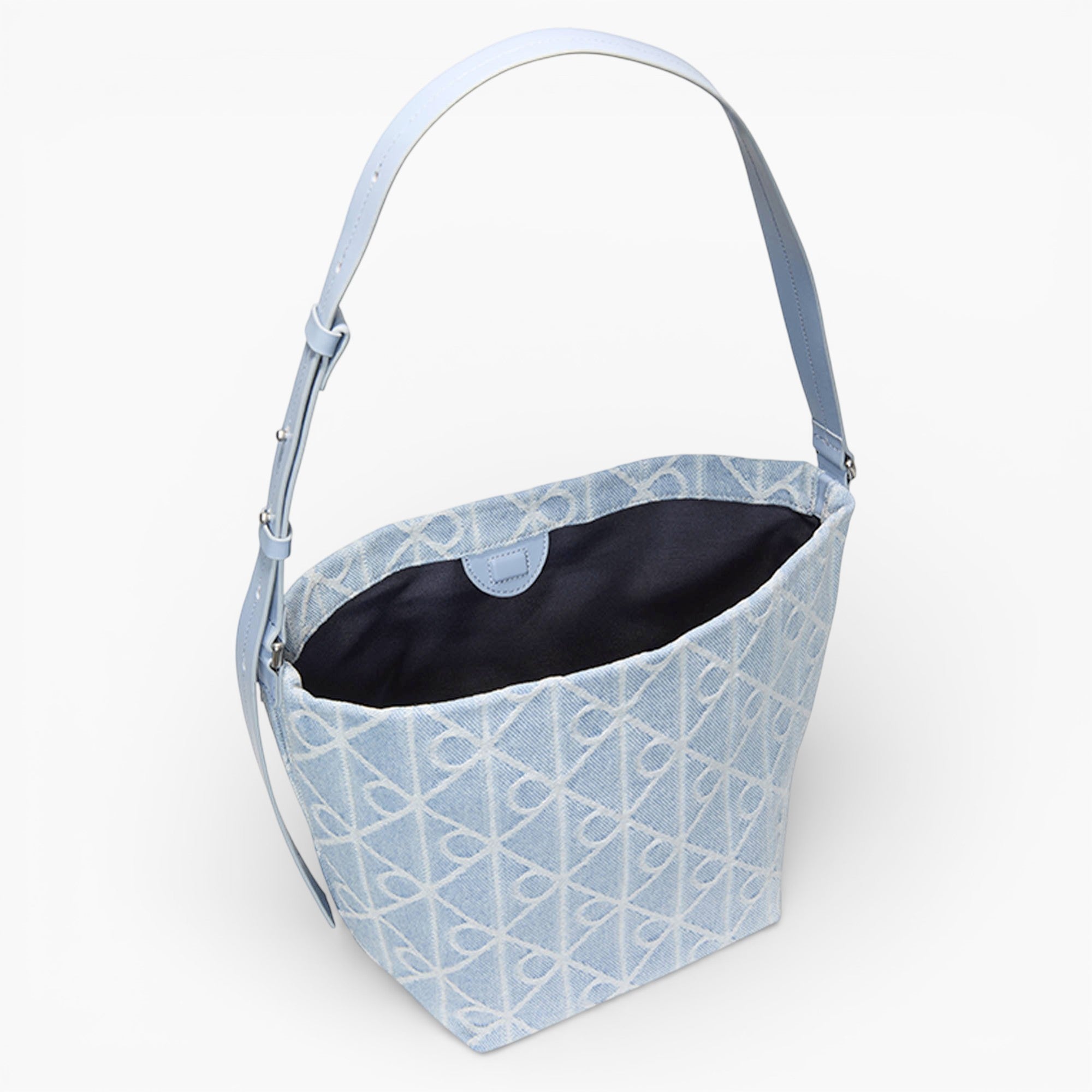 Emblem Aop Denim Bucket