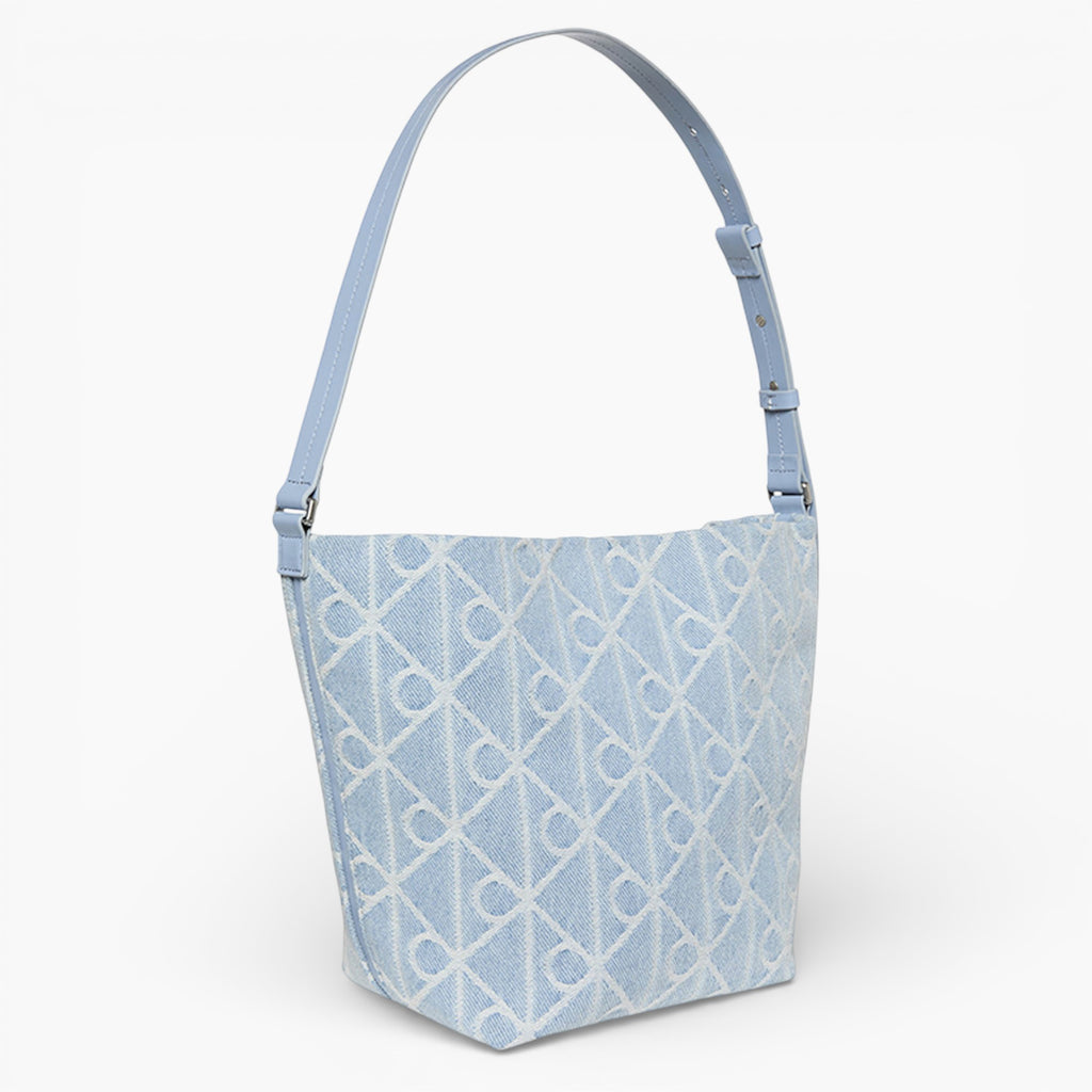 Emblem Aop Denim Bucket