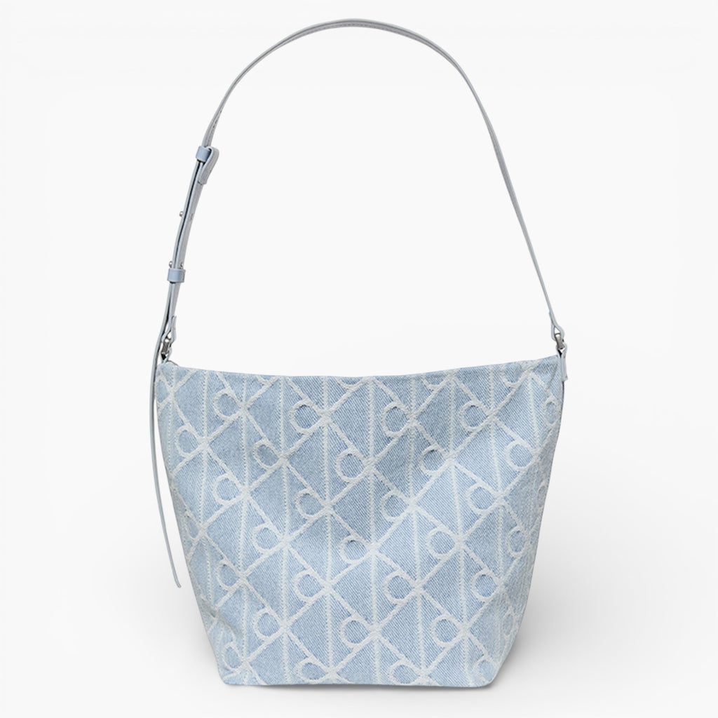 Emblem Aop Denim Bucket