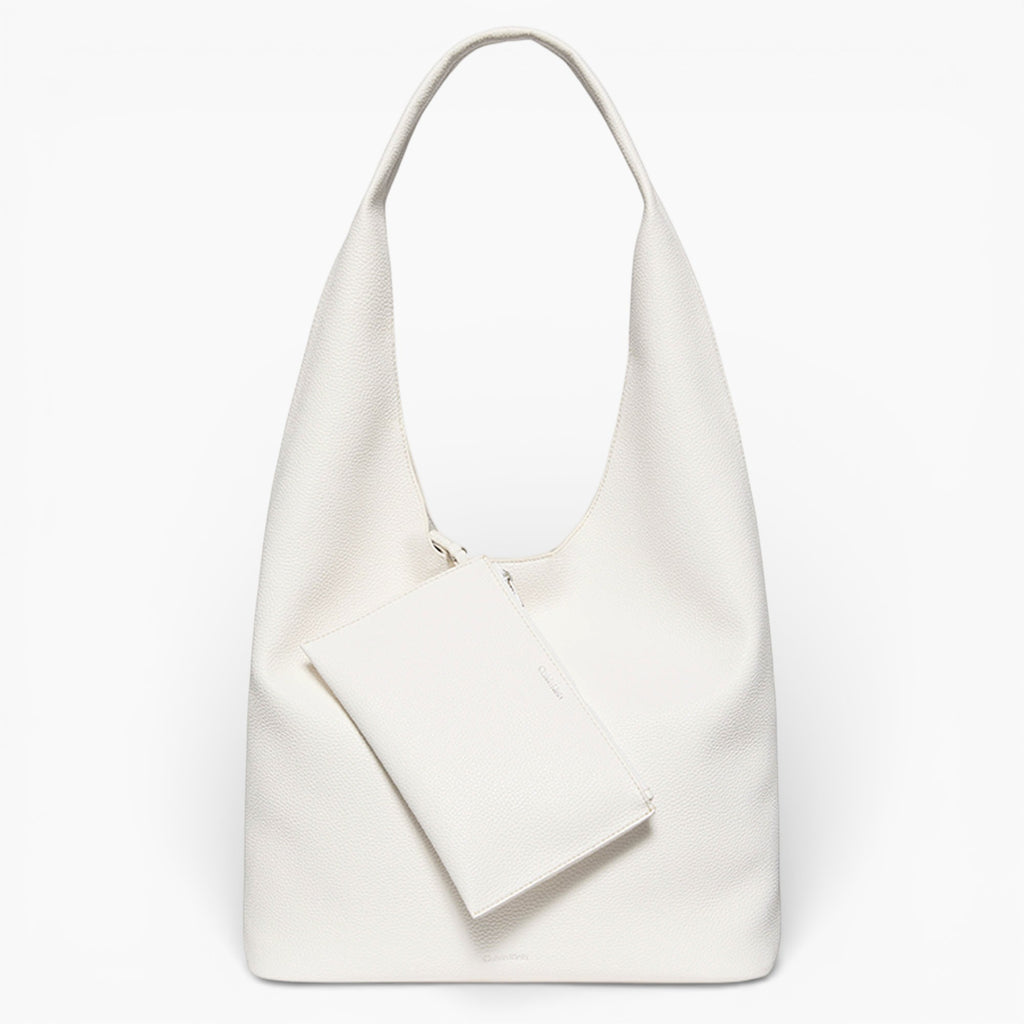 Sac moyen souple en cuir grainé