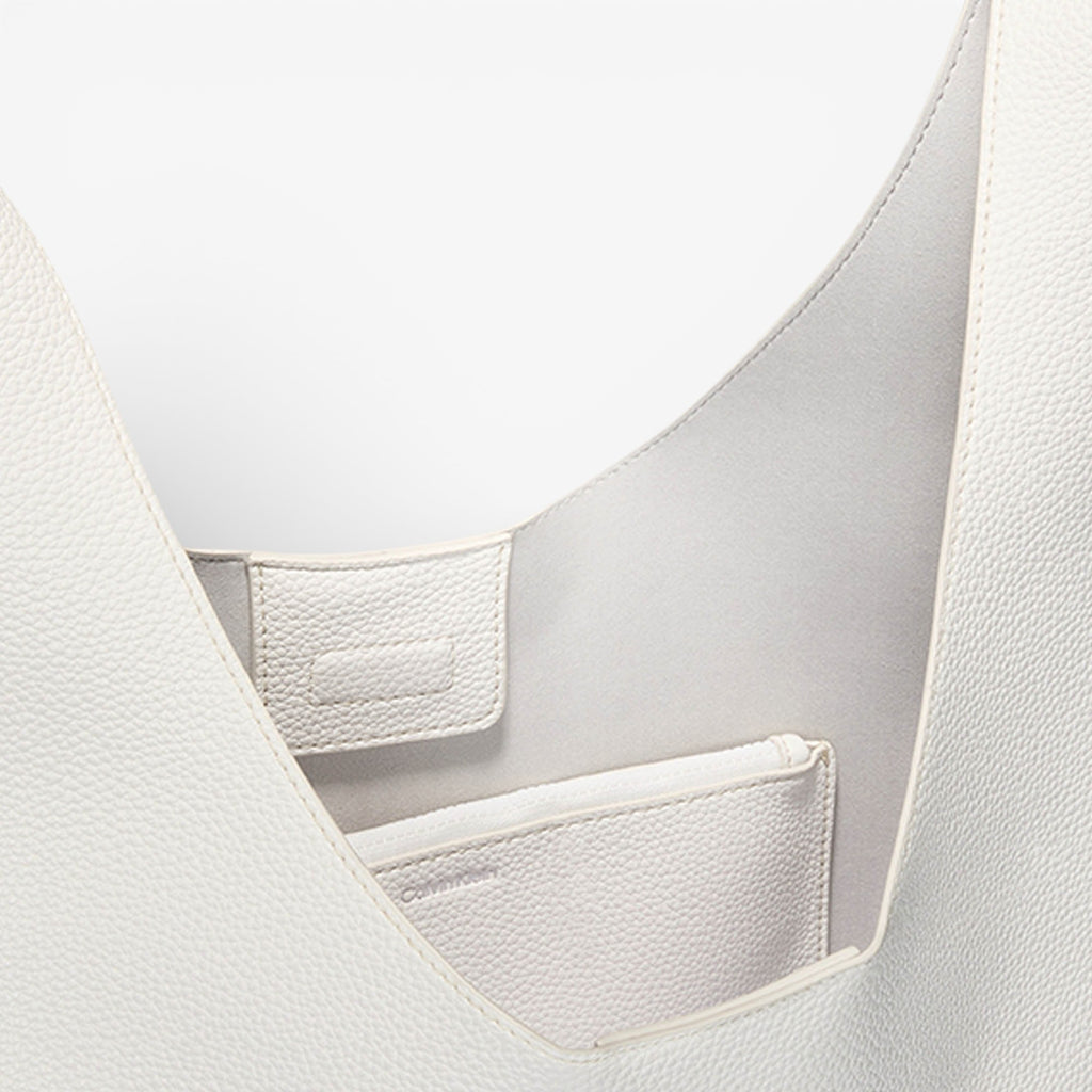 Sac moyen souple en cuir grainé