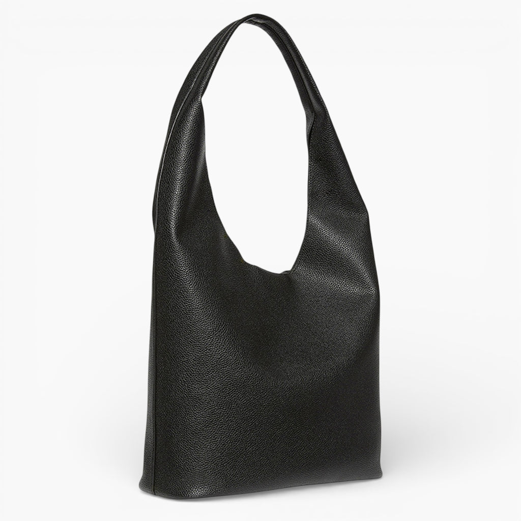 Sac moyen souple en cuir grainé