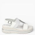 Sandales femme en nappa  