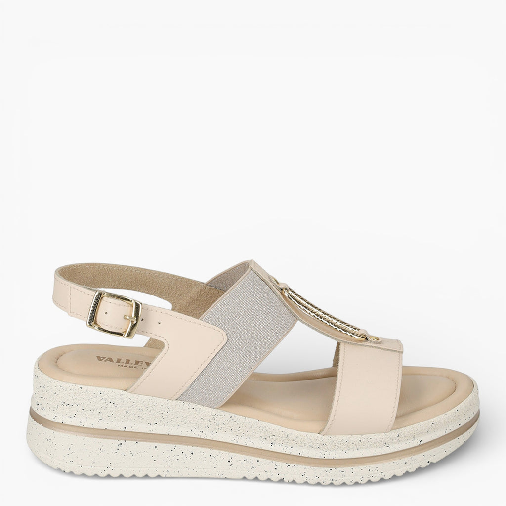 Sandales femme en nappa  