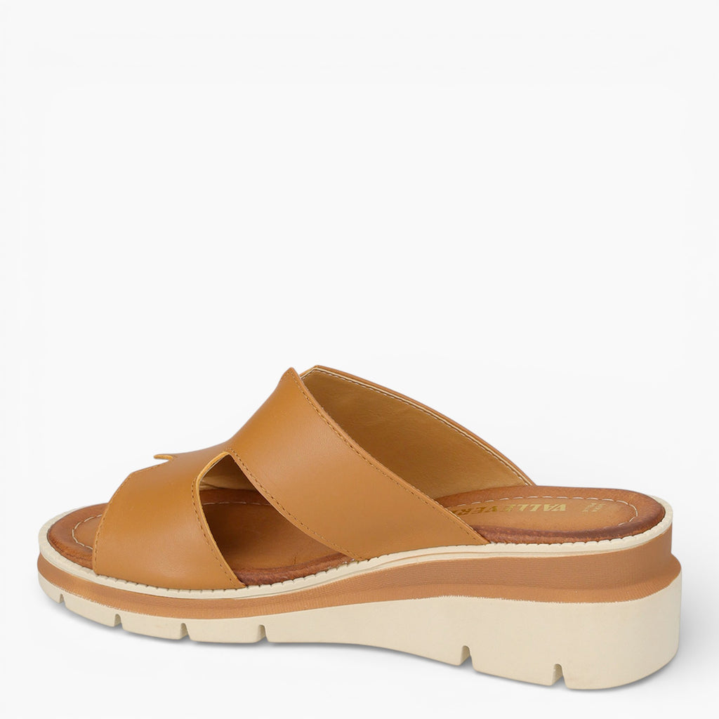 Mules femme en nappa  