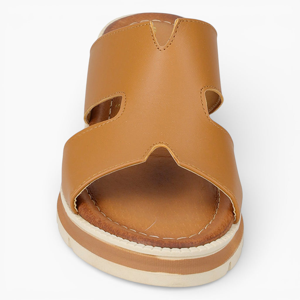 Mules femme en nappa  